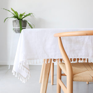 Luxury Tassel Edged Tablecloth