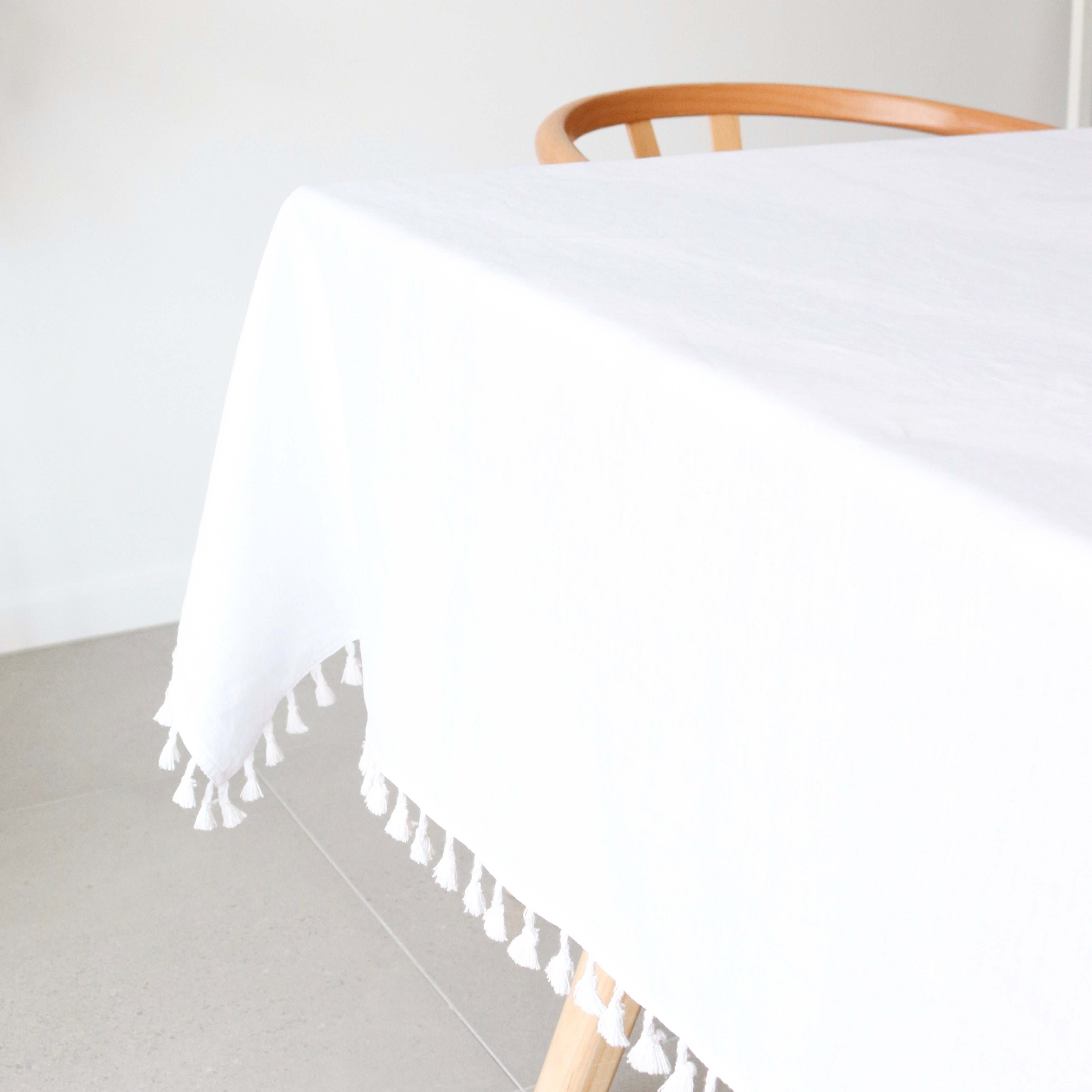 Luxury Tassel Edged Tablecloth