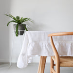 Ruffle Edged Tablecloth