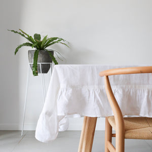 Ruffle Edged Tablecloth