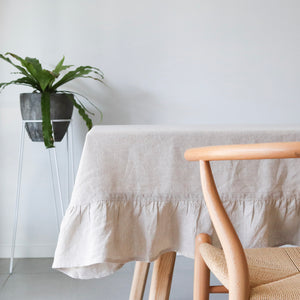 Ruffle Edged Tablecloth