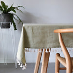 Luxury Tassel Edged Tablecloth